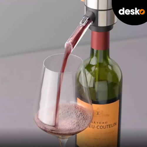 Aerador de Vinho Elétrico Desko™ + 1 Brinde Grátis